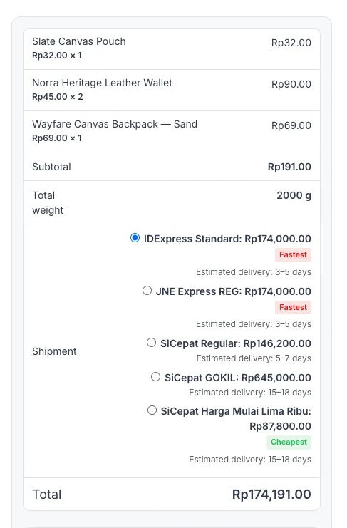 jagoongkir-checkout-shipping-rates