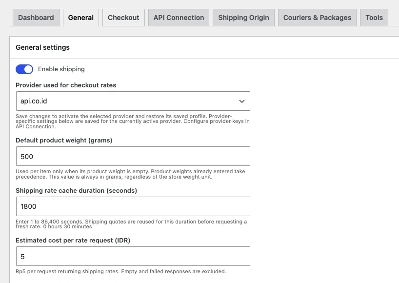 jagoongkir-settings-general-tabs
